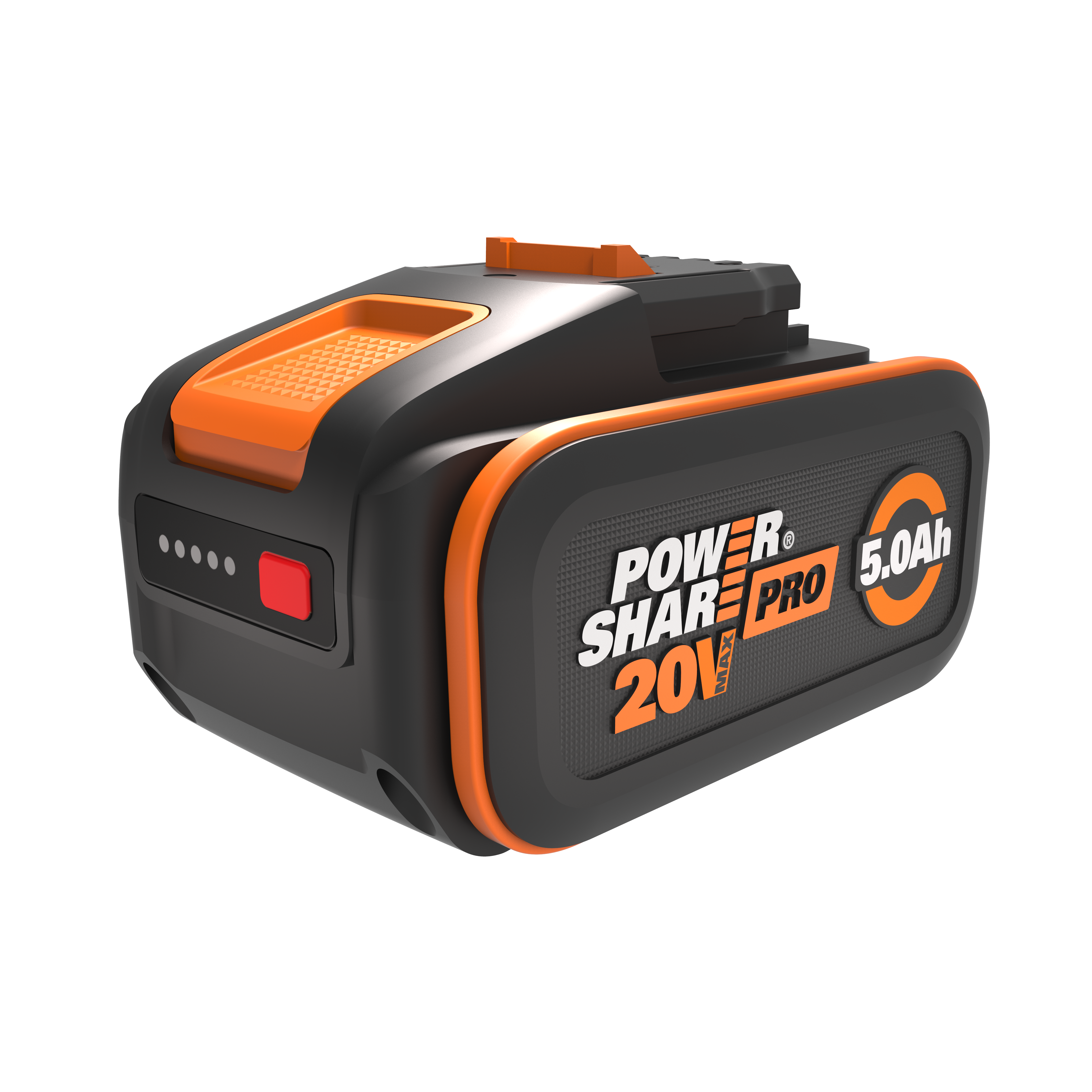 20V 5.0 Ah high-capacity PowerShare Pro battery with indicator - Worx UK