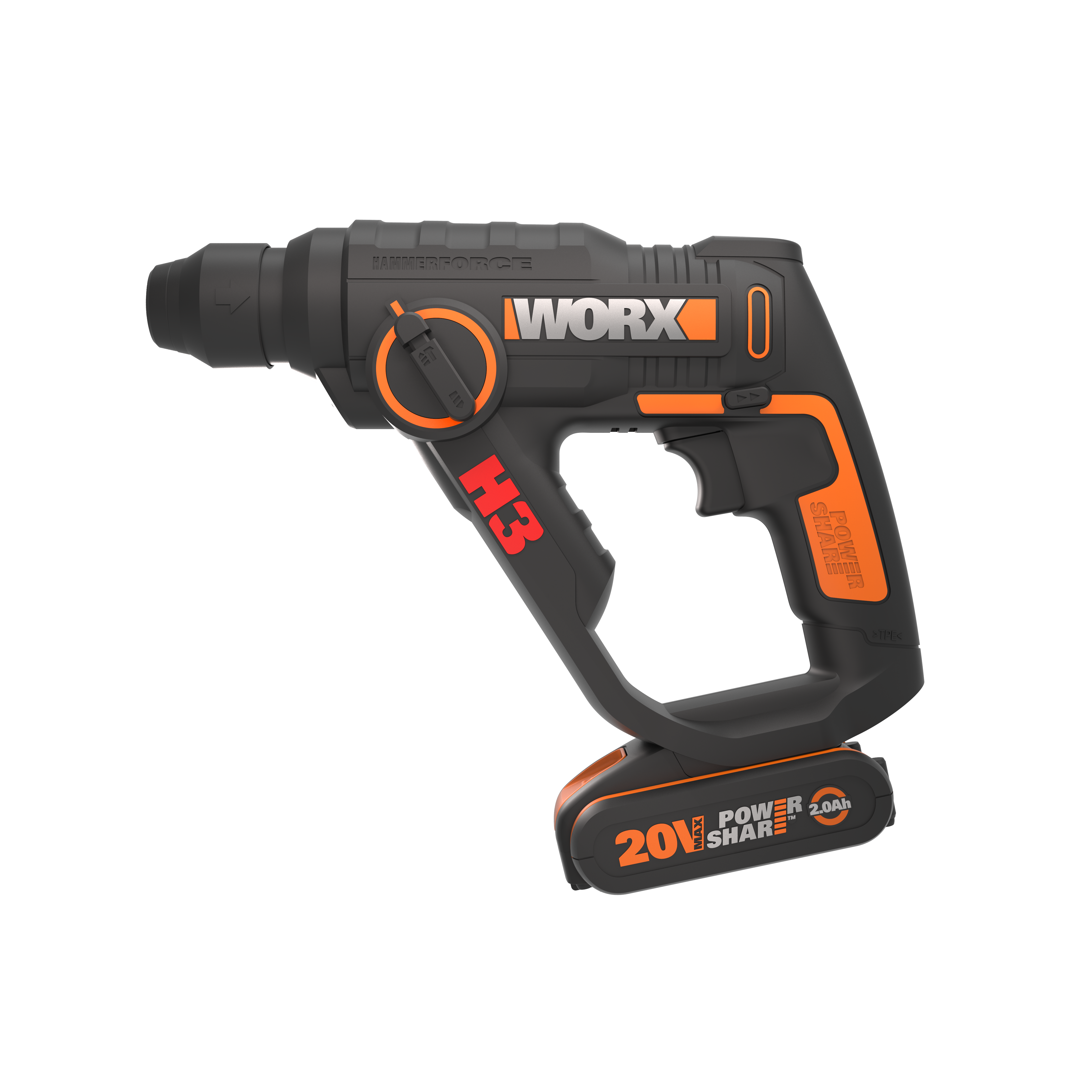 Worx wx373 20v online hammer drill